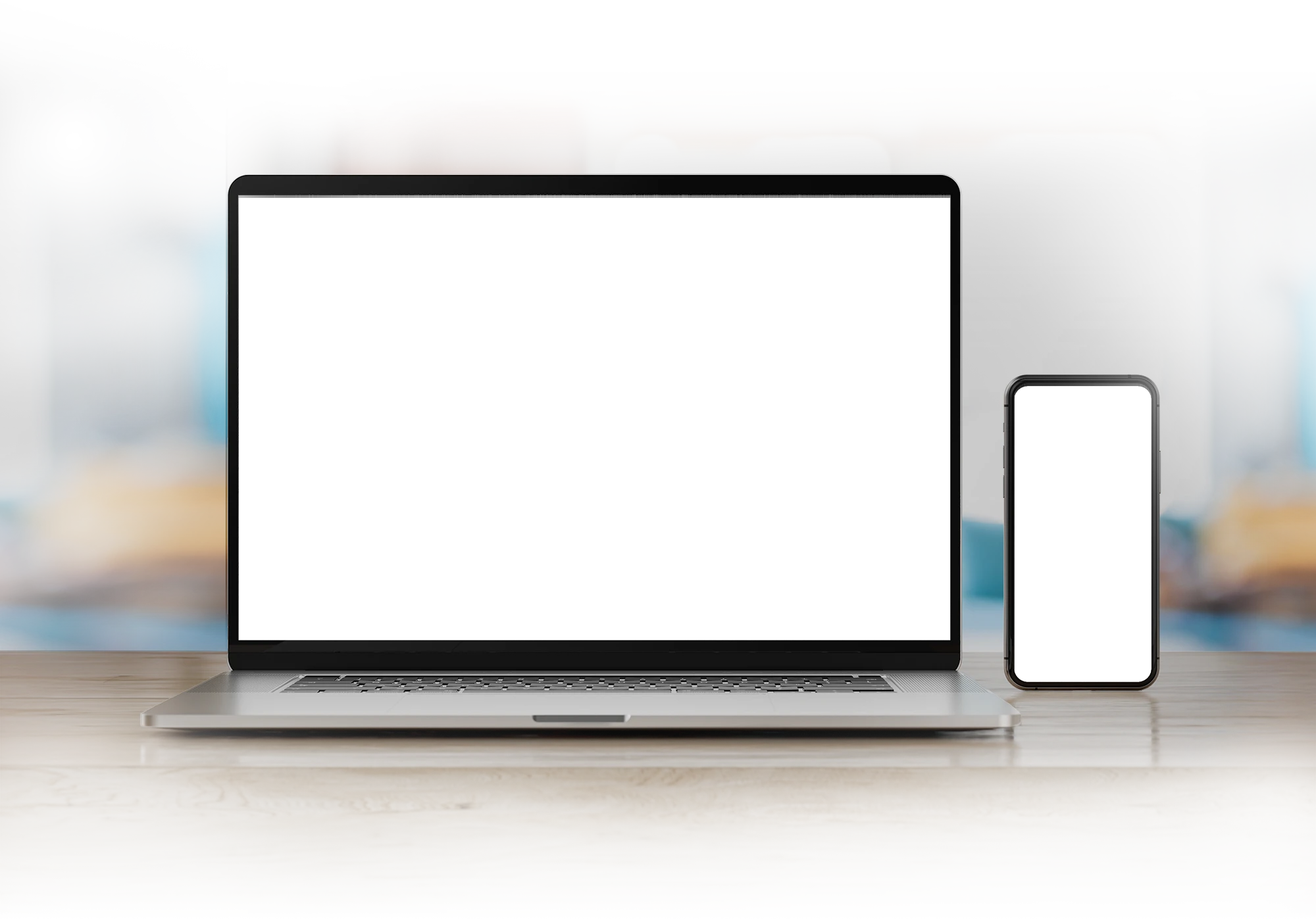 Laptop and phone device frame