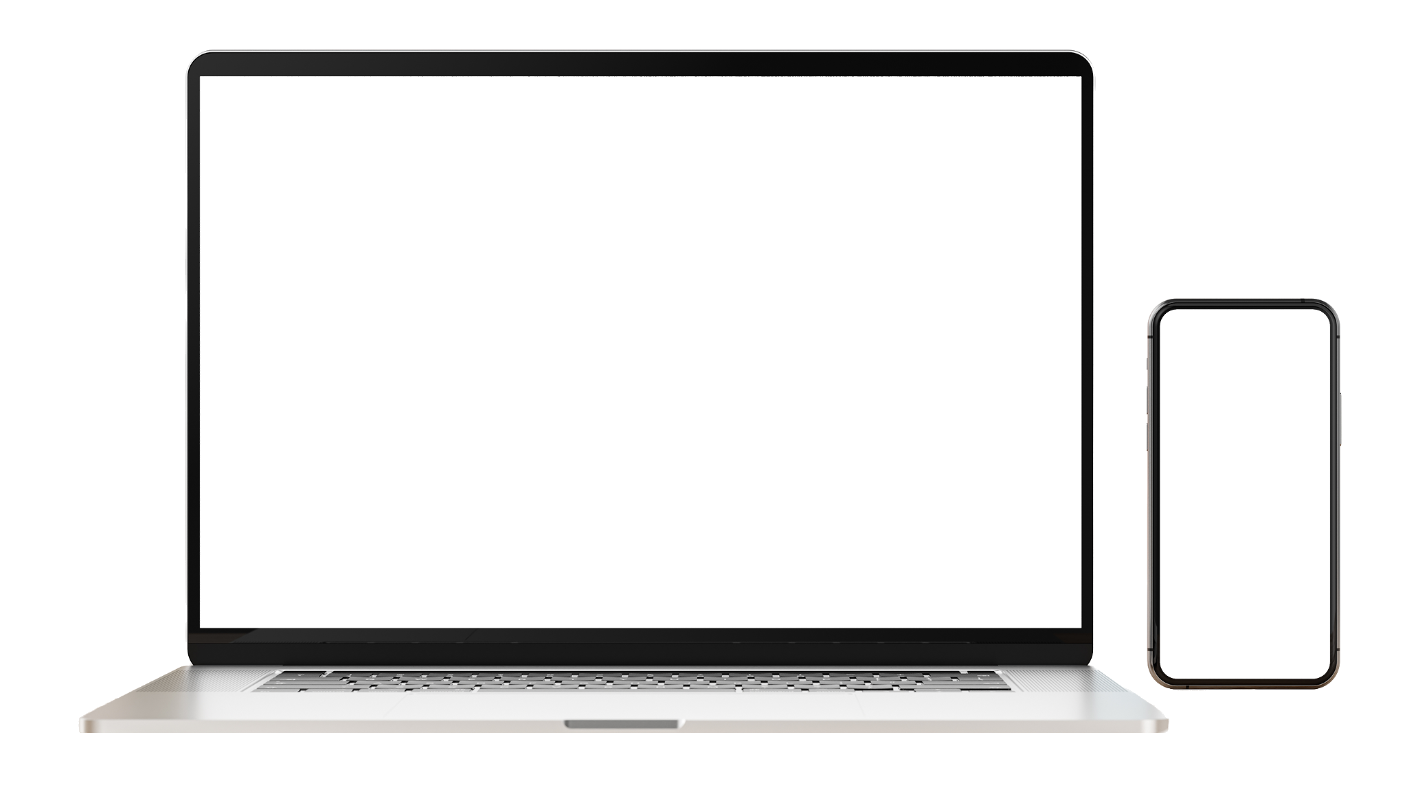 Laptop and phone frame preview